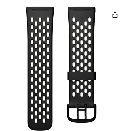 Correa Oficial Fitbit Versa 3 / Sense – Deportiva Unisex de Silicona