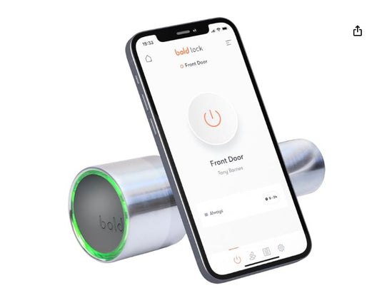 Cerradura de Cilindro Inteligente SX-35 Bold – Plateada