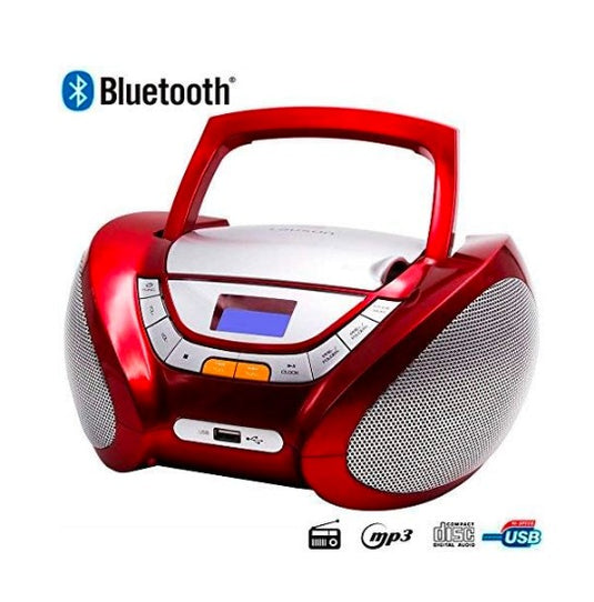 Lauson Radio CD Portátil Bluetooth USB