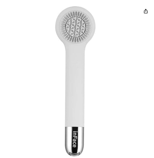 inFace SPA Massager CB-11D-GY – Masajeador Facial Rejuvenecedor de Silicona (Gris)