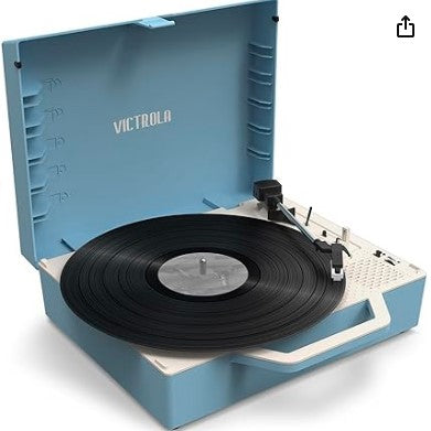 Victrola Re-Spin Blue: Tocadiscos Vintage con Tecnología Moderna