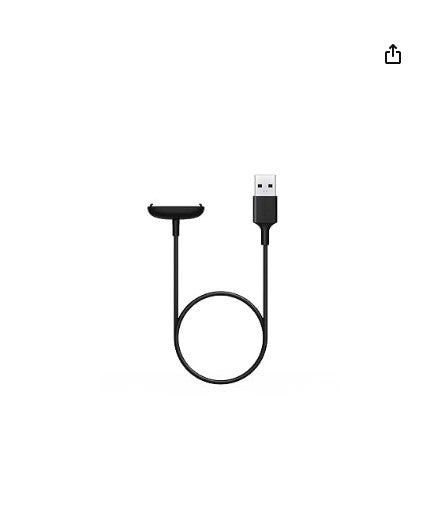 Fitbit Inspire 3 RCC - Cable de Carga Magnético Original, Negro