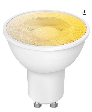 Yeelight Bombilla Inteligente GU10 – Luz Blanca 350 lm, 2700K, Control Remoto