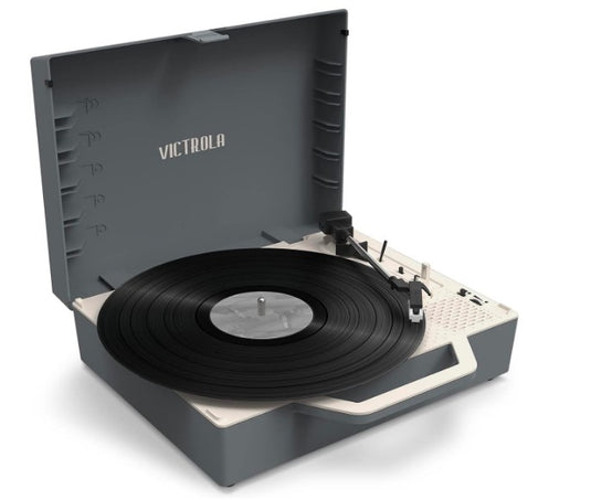 RE-SPIN Tocadiscos de Vinilo Eco, Diseño Granito