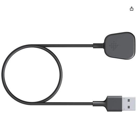 Fitbit Charge 3 – Cable de Carga Original, Negro