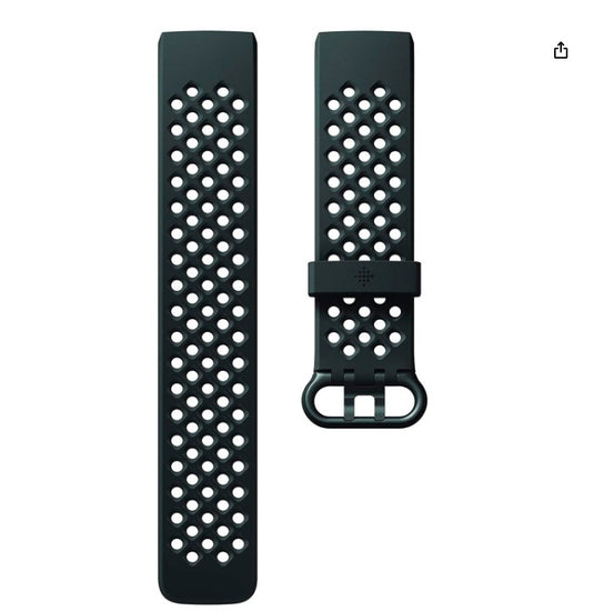 Fitbit Charge 3 – Correa Deportiva de Silicona Unisex, Resistente al Agua y Sudor