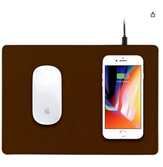 Minibatt PowerPad – Alfombrilla de ratón con carga inalámbrica Qi