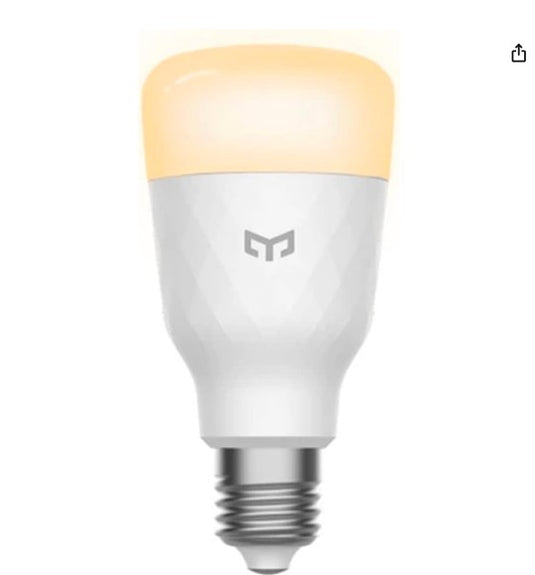 Yeelight Bombilla Inteligente W3 E27 – LED Atenuable 8W, 900 lúmenes, Blanco Cálido 2700K