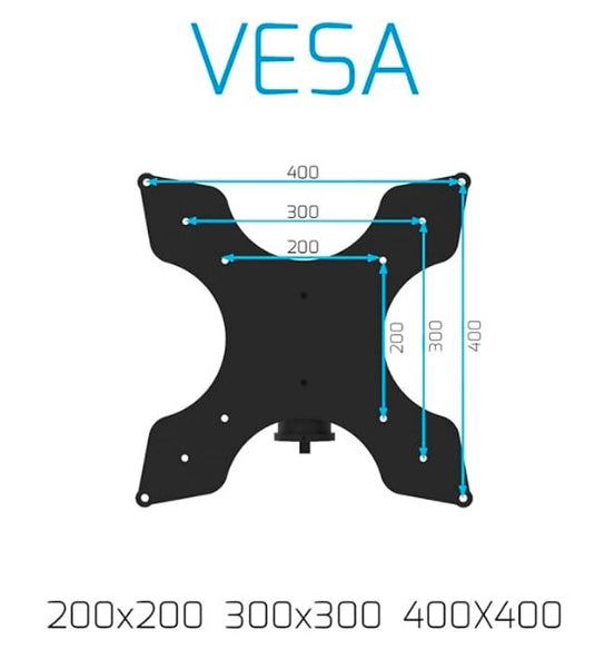 Soporte para Pantallas Planas Cavus CAVF30C30M23 – Compatible con VESA 75x75