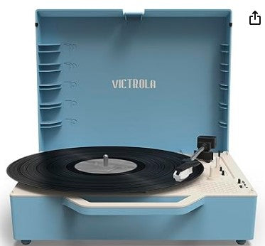 Victrola Re-Spin Blue: Tocadiscos Vintage con Tecnología Moderna