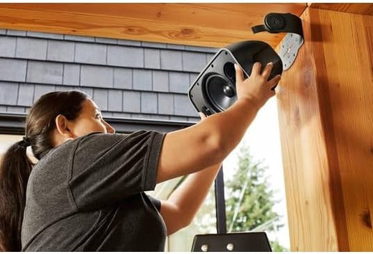 Rejilla de Altavoz Exterior Sonos Soporte Sonance - Pack 2 Piezas, Negro