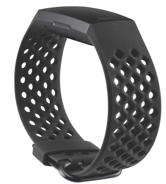 Fitbit Charge 3 – Correa Deportiva de Silicona Unisex, Resistente al Agua y Sudor