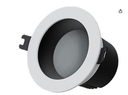Yeelight Downlight M2 – Foco Empotrable LED de Interior, Color Negro