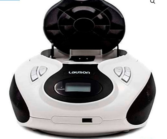 Reproductor CD Lauson CP630 – Boombox con USB y Radio Blanco