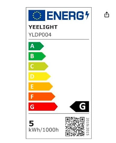 Yeelight Bombilla Inteligente GU10 – Luz Blanca 350 lm, 2700K, Control Remoto
