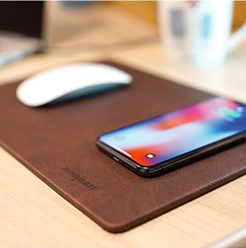 Minibatt PowerPad – Alfombrilla de ratón con carga inalámbrica Qi