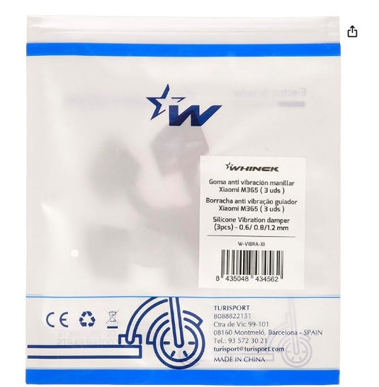 Gomas Anti Vibración WHINCK para Manillar Xiaomi M365 – Pack de 3 Unidades