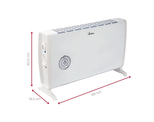 Turbo Convector Eléctrico con Ventilación - 2000W