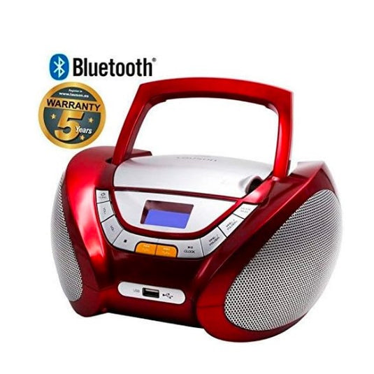 Lauson Radio CD Portátil Bluetooth USB