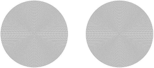 Rejilla redonda de 6" para reemplazo en techo (paquete de 2 unidades)