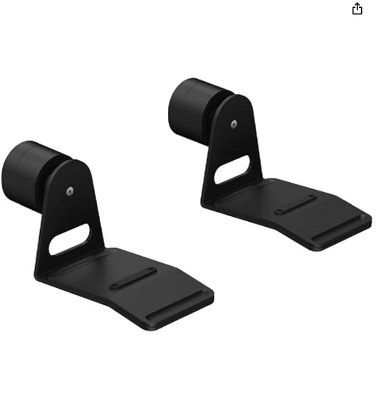 Par de Soportes de Pared Ajustables para Sonos Era 300 – Negro