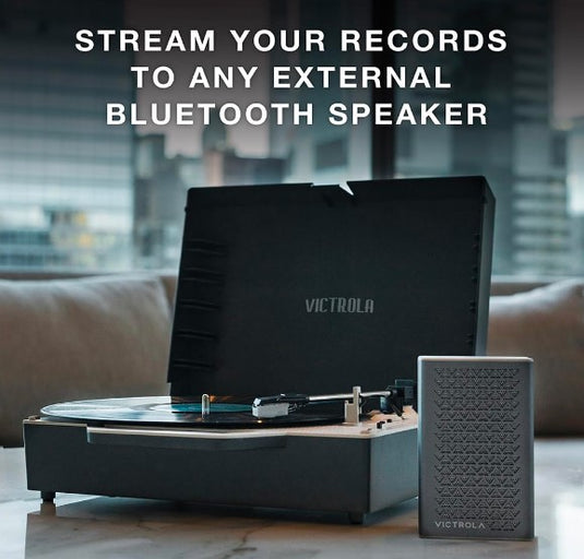 RE-SPIN Tocadiscos de Vinilo Eco, Diseño Granito