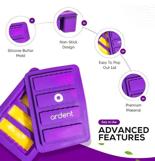 Ardent Molde de Silicona para Infusión – Bandeja Multiusos con Tapa