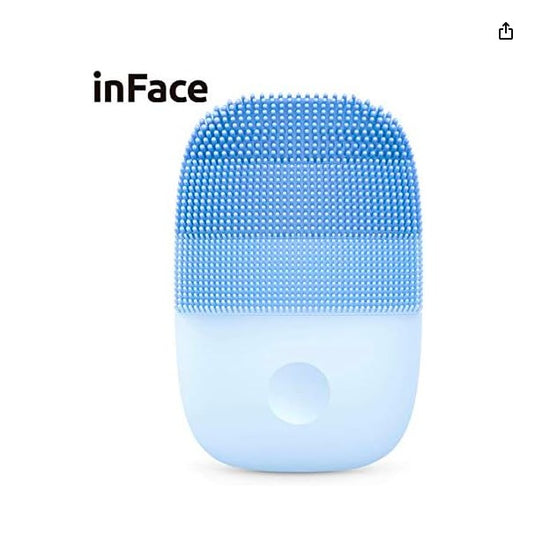 inFace Sonic Facial Device – Cepillo de Limpieza Facial Eléctrico Azul