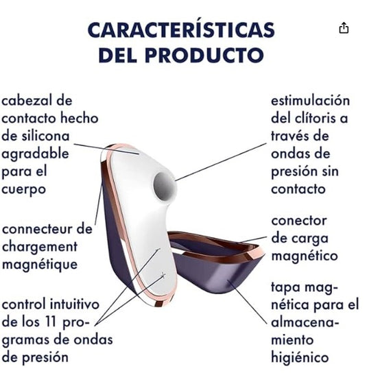 Satisfyer Traveler – Vibrador Silencioso y Recargable