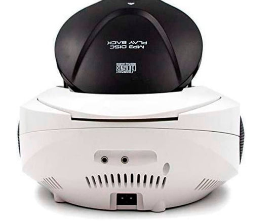Reproductor CD Lauson CP630 – Boombox con USB y Radio Blanco