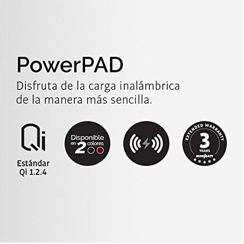 Minibatt PowerPad – Alfombrilla de ratón con carga inalámbrica Qi