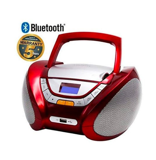 Lauson Radio CD Portátil Bluetooth USB