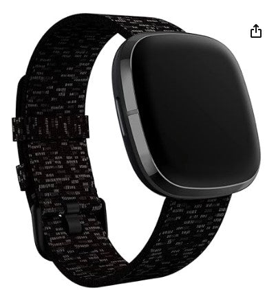 Fitbit Versa 3 / Sense – Banda Tejida Oficial con Materiales Reciclados