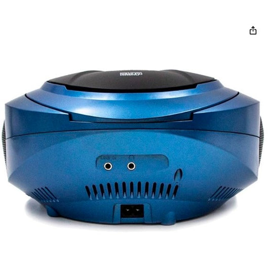 Lauson CP636 – Radio y Reproductor de CD Portátil con USB y MP3 (Azul)
