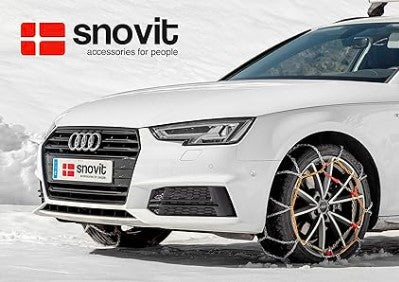 SNOVIT E-9 – Cadenas de Nieve Metálicas 9mm, Talla 70, para Turismo, Set de 2 Unidades