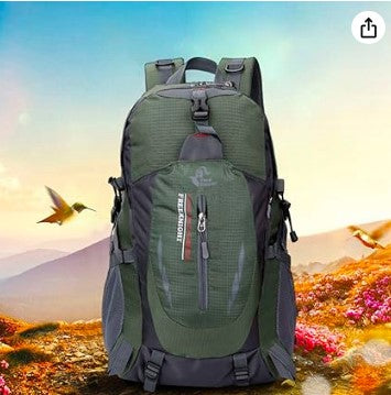 Yeelight Mochila de Senderismo 30L Ligera e Impermeable con Cubierta de Lluvia