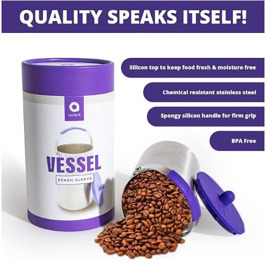Ardent Nova Vessel – Recipiente Hermético Multiusos de Acero Inoxidable y Silicona