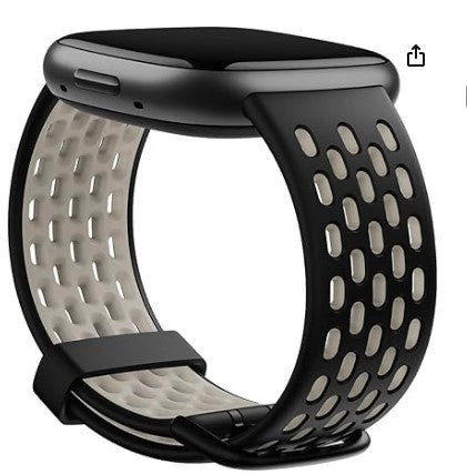 Correa Oficial Fitbit Versa 3 / Sense – Deportiva Unisex de Silicona