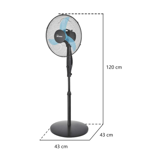 Ventilador de Suelo Easy 41PB Plus, 40 cm, 3 Velocidades,