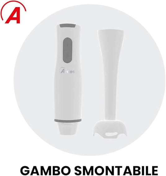 Batidora de Inmersión Profesional 15000 RPM, 4 Cuchillas de Acero Inoxidable