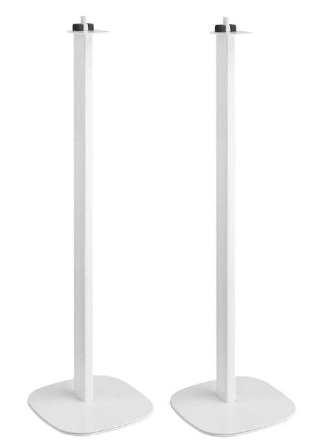 Cavus Floor Stand para Altavoz – Blanco (Metal y Material Sintético)