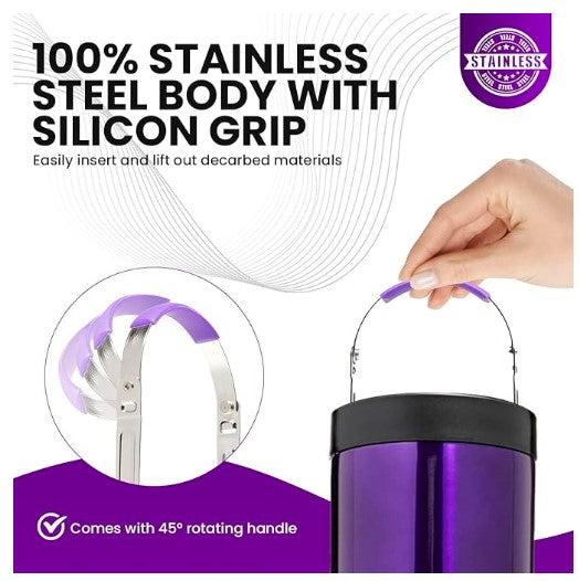 Ardent FX – Elevador Doble de Acero Inoxidable para Descarboxilación e Infusión