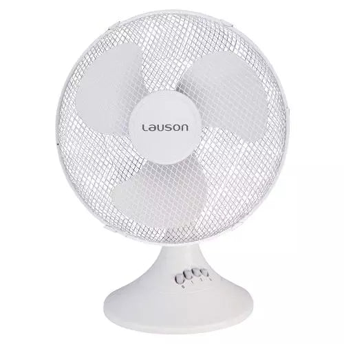 Ventilador de Mesa - 45W, 3 Velocidades, Oscilante