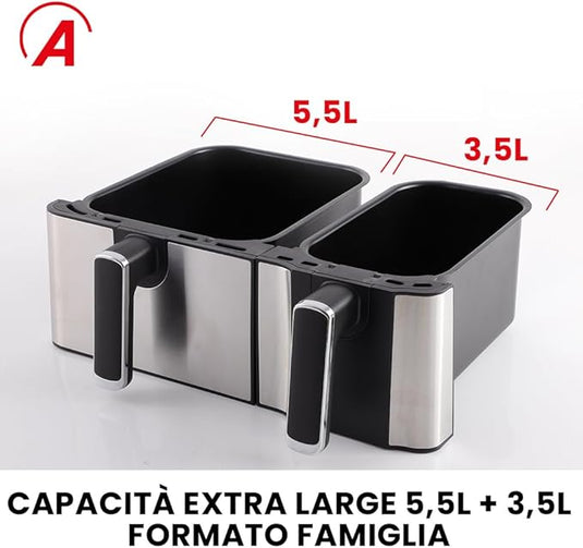 Freidora de Aire Dual Ardes Eldorada 9L - 1700W