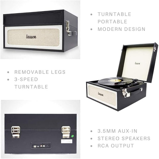 Tocadiscos Retro - Vintage Bluetooth | Función Encoding PC-Link