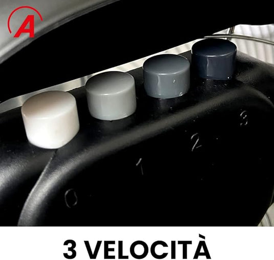 Ventilador de Suelo – Cromado, Silencioso y Potente