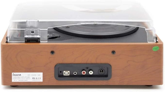 Tocadiscos Vintage Bluetooth con Altavoces y USB + Aguja de repuesto de Regalo