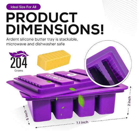 Ardent Molde de Silicona para Infusión – Bandeja Multiusos con Tapa