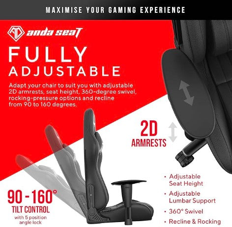 Anda Seat Jungle Pro – Silla Gaming Ergonómica de Tamaño Medio