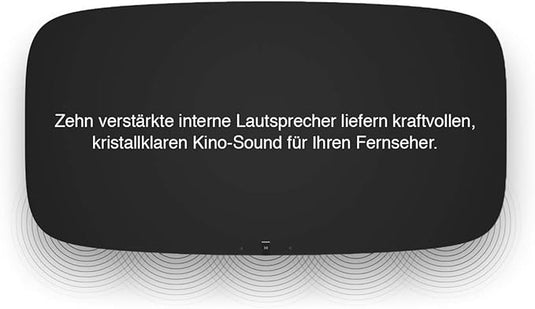 Sonos Playbase – Base de Sonido Envolvente para TV y Música, Negro